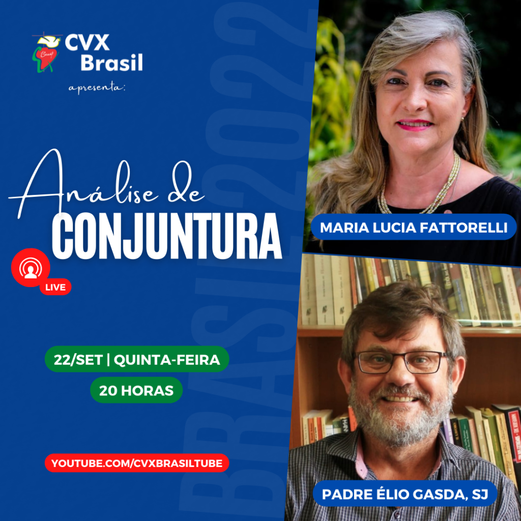 CVX Brasil promove live de análise de conjuntura Maria Lucia