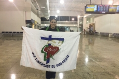 Paola no aeroporto bandeira 2